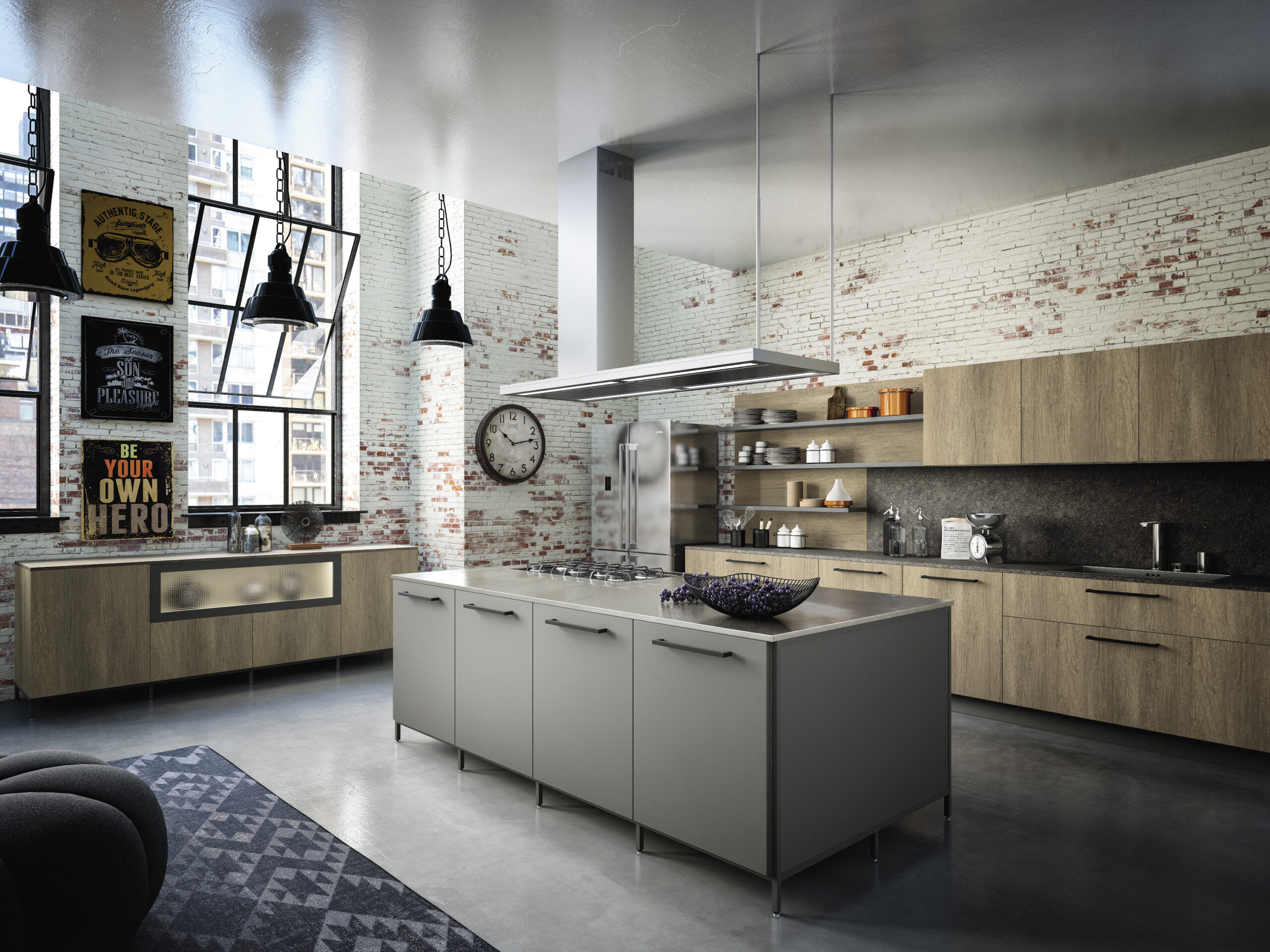 Metal Kitchen Cabinets NYC Muretti