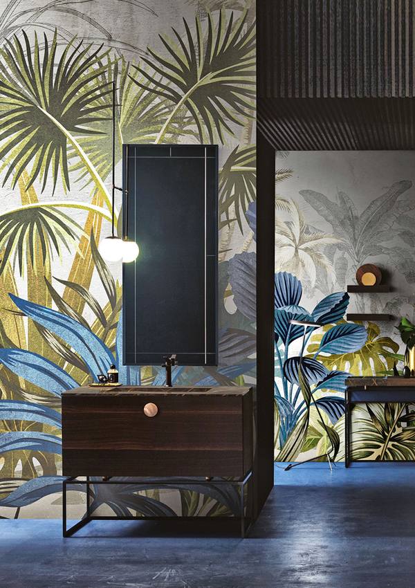 Blue Bathroom Design NYC