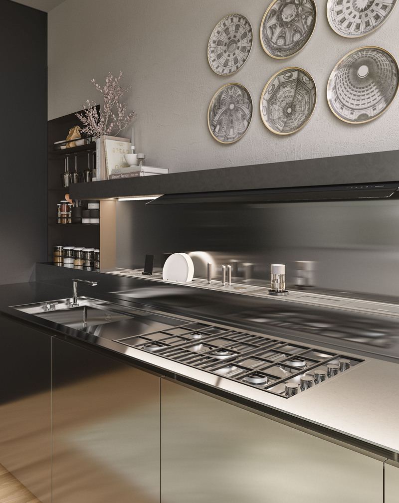 Metal Kitchen Cabinets Remodel NYC